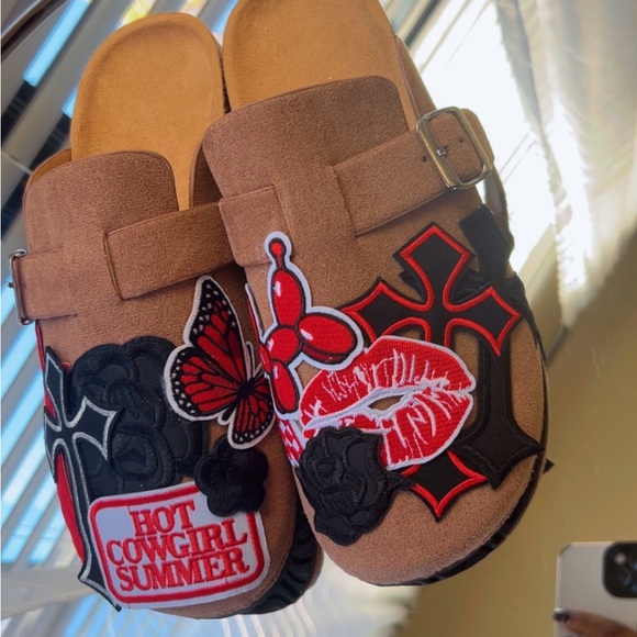 Ladies Clogs “Patchwork” - Picture 2 of 4